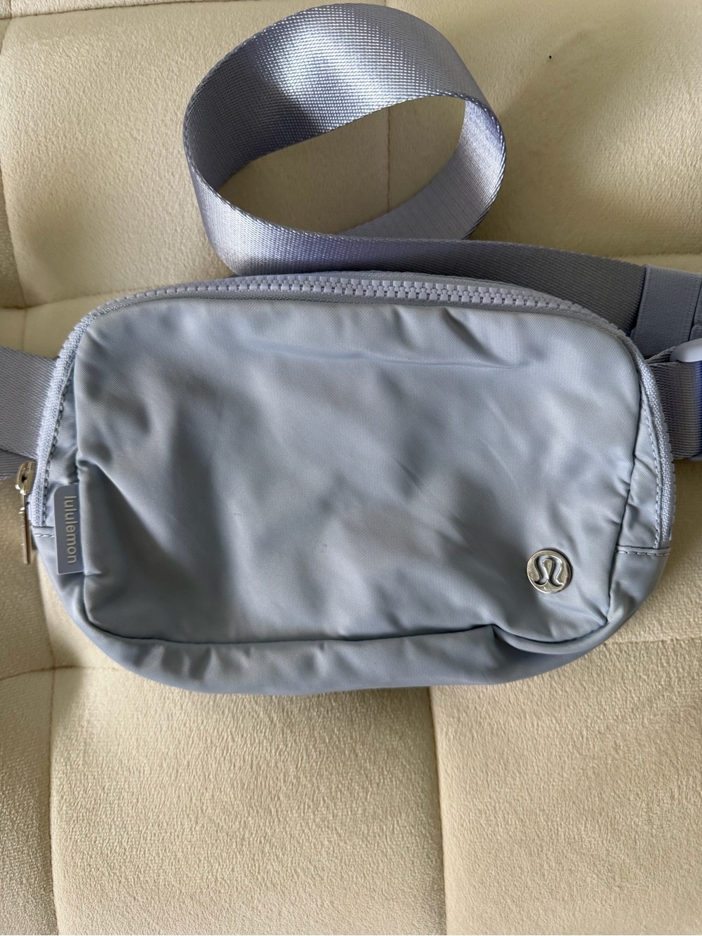 lululemon athletica Light Blue Crossbody Belt Bag